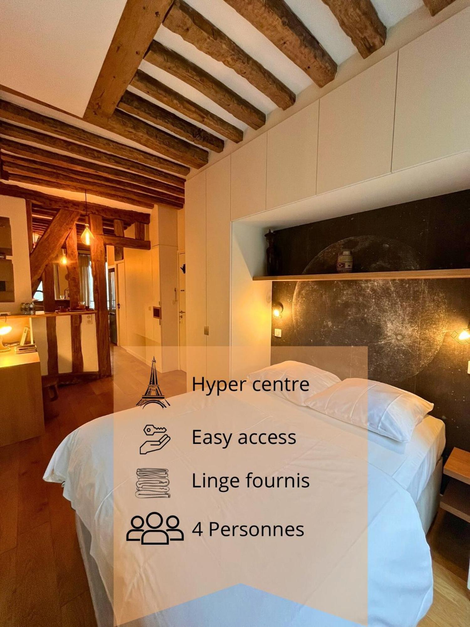 Appartement A Saint-Paul En Plein Coeur Du Marais 4 Pers Παρίσι Εξωτερικό φωτογραφία